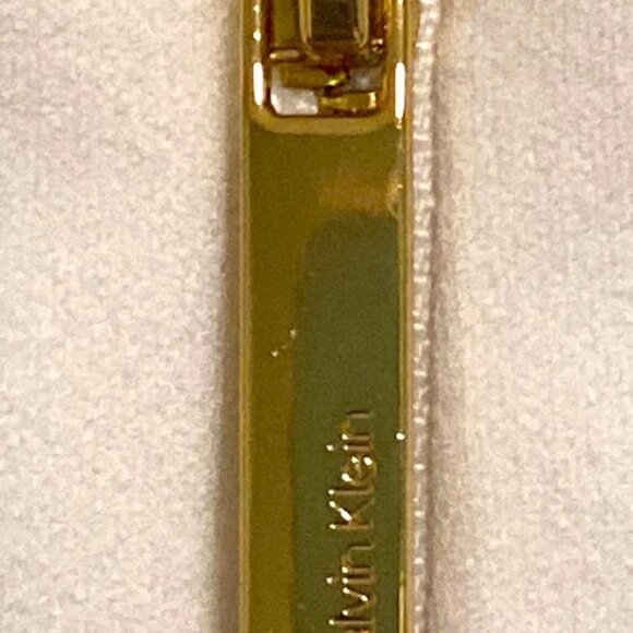 Calvin Klein Elegant White One-Shoulder Dress With Bow Accent Zipper Back  Sz 8 - Picture 12 of 15